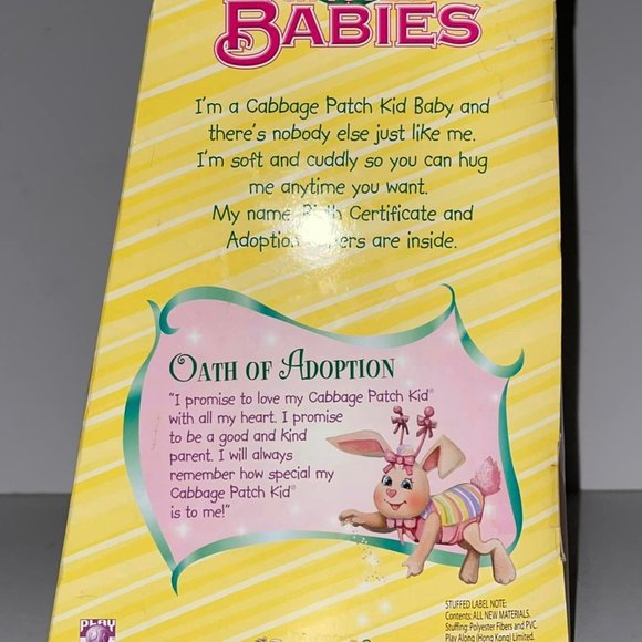 2007 Jakks CABBAGE PATCH KIDS FUN FEED BABIES Girl LUCY DEBORAH CARVEL DOLL NEW - Picture 6 of 8